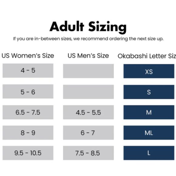 Okabashi Men's Surf Flip Flops NWT Navy Size ML (Men 6-7) - Picture 9 of 9